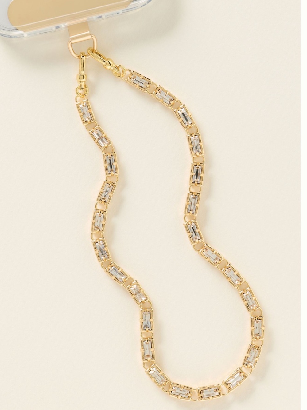 Crystal phone chain